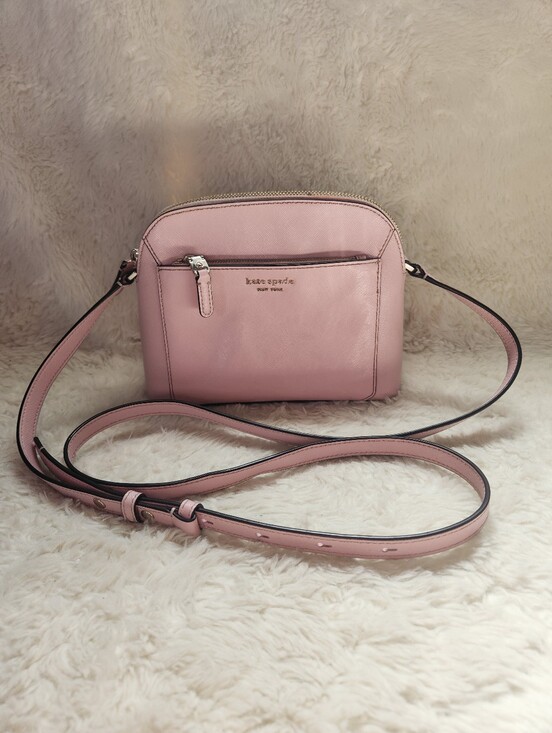 kate spade Handbags - Kate Spade Louise Medium Dome Crossbody Bag Tutu Pink Saffiano Leather Y2K Chic